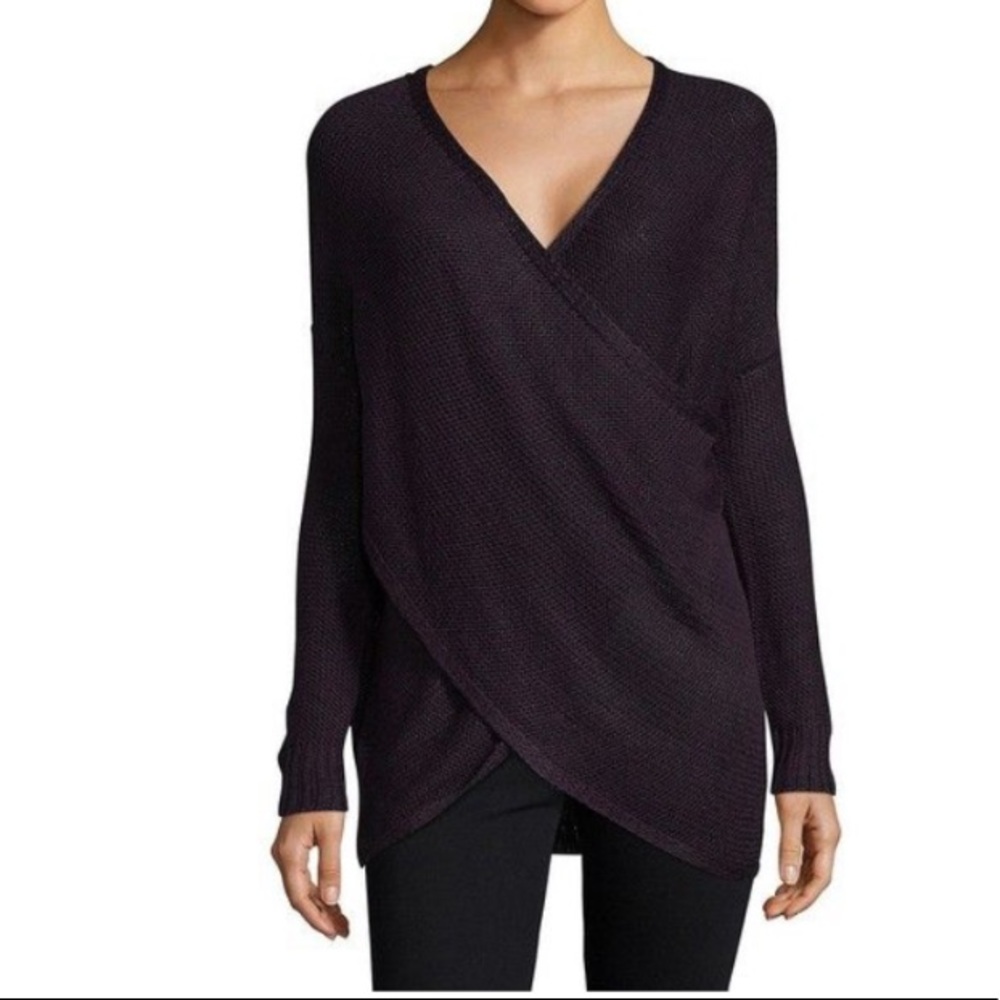 Lord & Taylor’s Design Lab Olive Surplice Sweater